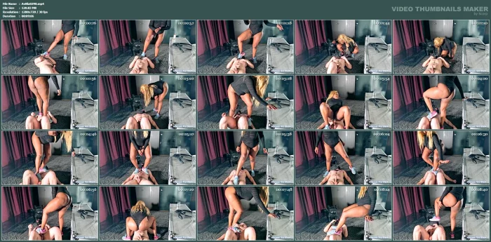 Dirty Sneakers Bouncy Time - MISTRESS AVA BLACK / YOURPAINISMYPLEASURE - MP4