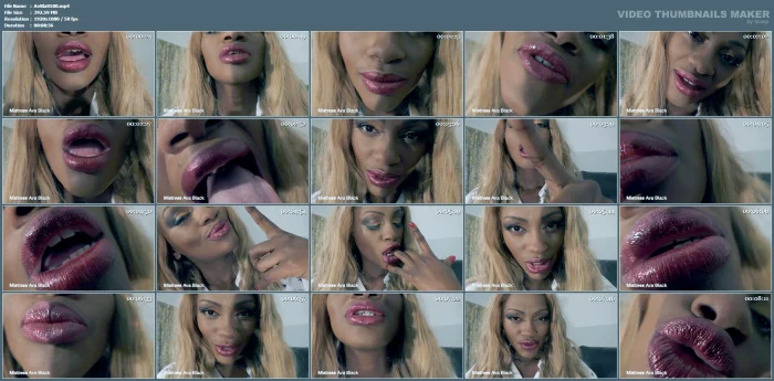 Juicy Lips - MISTRESS AVA BLACK / YOURPAINISMYPLEASURE - MP4