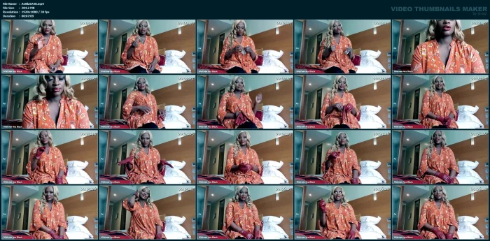 Serving Slut Hubbies Wear Chastity - MISTRESS AVA BLACK / YOURPAINISMYPLEASURE - MP4