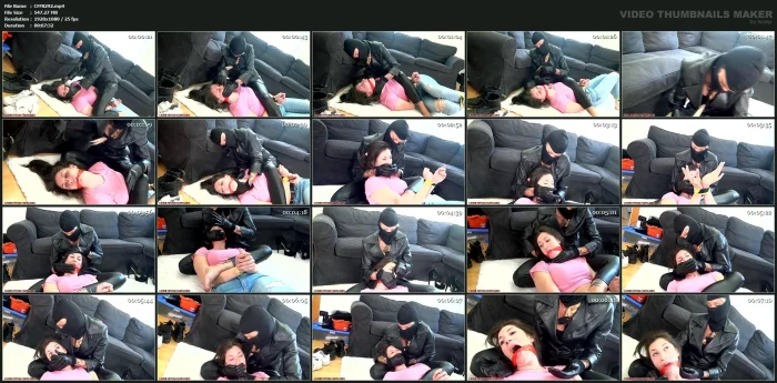 Lilian Handsmothered By Masked Woman 2 - Hand Over Mouth - CRIME FETISH FANTASIES - MP4