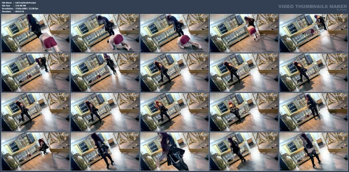 Caged Weak Boy - GODDESS TAYLOR HEARTS - MP4