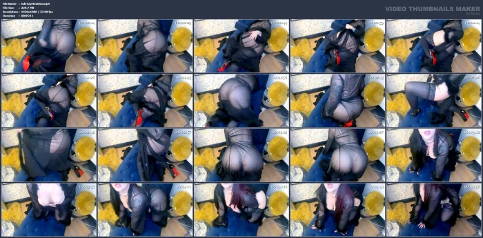 Do You Wish You Had A Woman At Home Waiting For You Dressed Like This? - GODDESS TAYLOR HEARTS - MP4