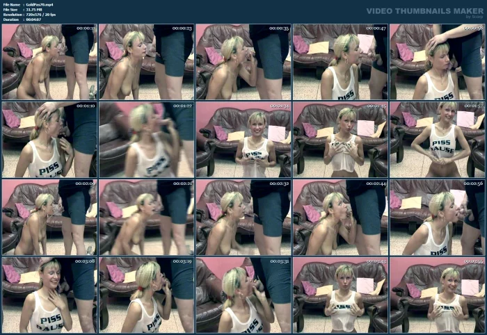 Piss Drinking - Thirsty Mouth - GOLDENPASSIONS - MP4