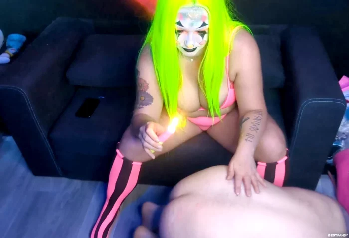 Hot Wax Play With My New Puppy Belo - GODESS HARLEY TWOFACE - MP4