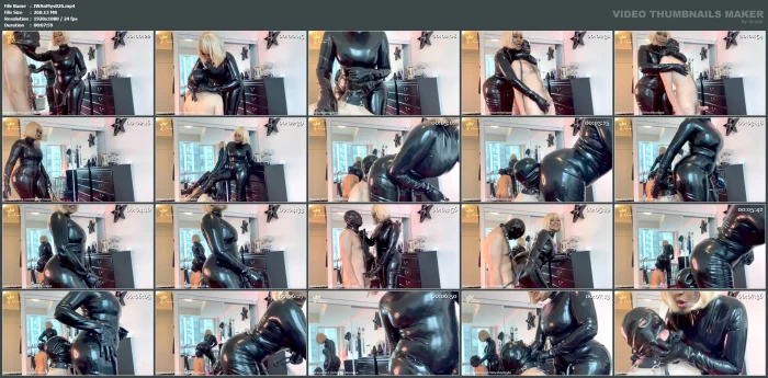 Ebony Worship In The Name Of Latex - IWANTMYSTIQUE / CARIBBEAN MISTRESS - MP4