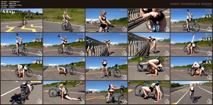 The Girl And The Bike - IAMFLEXIGIRL - MP4