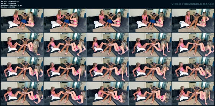 Kody Evans & London Evans Tag Team In Footjob - ISLAND BOY VIDS - MP4