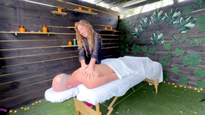 Sensual Outdoor Massage From Kimmie Haze - ISLAND BOY VIDS - MP4