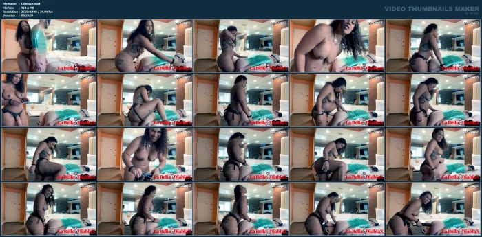 Fucked N Bound - LABELLADX / LA BELLA DIABLAX / GODDESS LABELLA - MP4