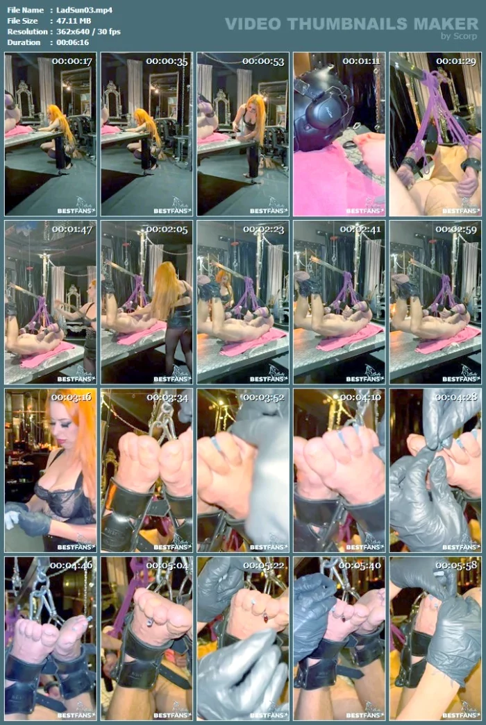 Captured, Bound, Hung, And Tortured! - LADY SUNA / LADYSUNA94 - MP4