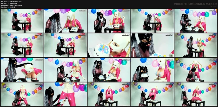 Kinky Birthday - LATEX LOLA NOIR / CHURCH OF KINK - MP4