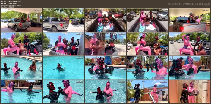 Party Animals - LATEX LOLA NOIR / CHURCH OF KINK - MP4