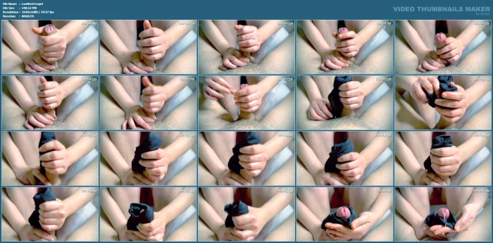 Ruining His Orgasm In My Black Panties - LAURA WEISS - MP4