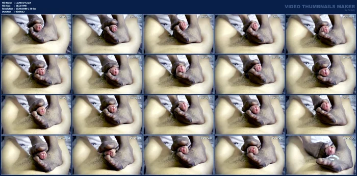 Secretary Gives Footjob On Transparent Nylon Stockings To His Coworker - LAURA WEISS - MP4