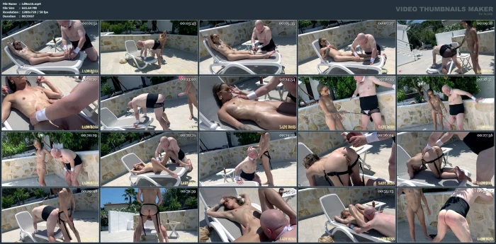 Spanish Sun Oil Me Punishments - LADY BOSS / LB PRODUCTIONS - MP4