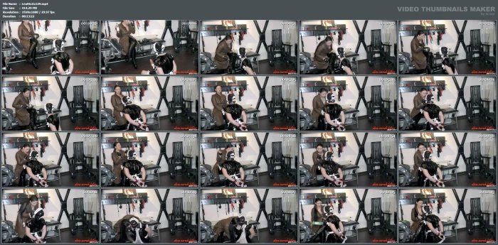 Sissybitch Spitting - The First Rule Is That All The Juices Must Be Swallowed - LEATHER DIVA ZARAH / DIVA Z - MP4