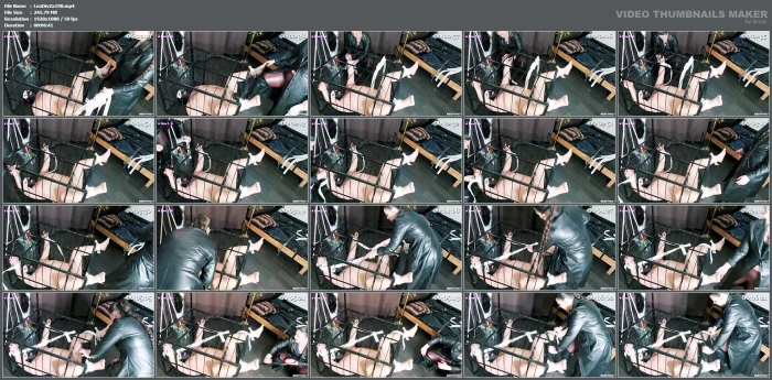 Whip - Wielding Beast In A Cage - A Few Clever Blows Get The Piece Going - LEATHER DIVA ZARAH / DIVA Z - MP4