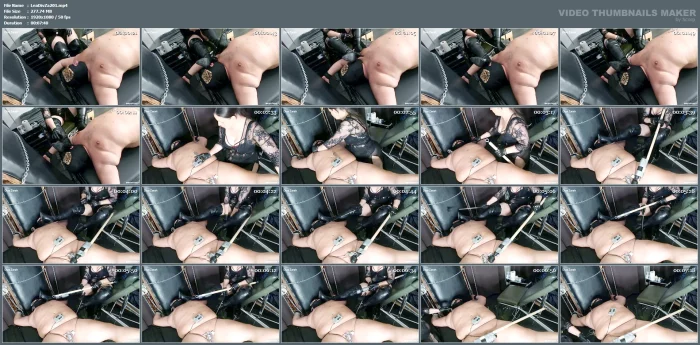 Boots Are Cleaned With The Long Tongue - LEATHER DIVA ZARAH / DIVA Z - MP4
