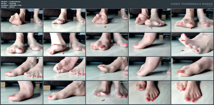 Giantess Nylon Feet - LENA GLAMOUR / SEXY LENA - MP4