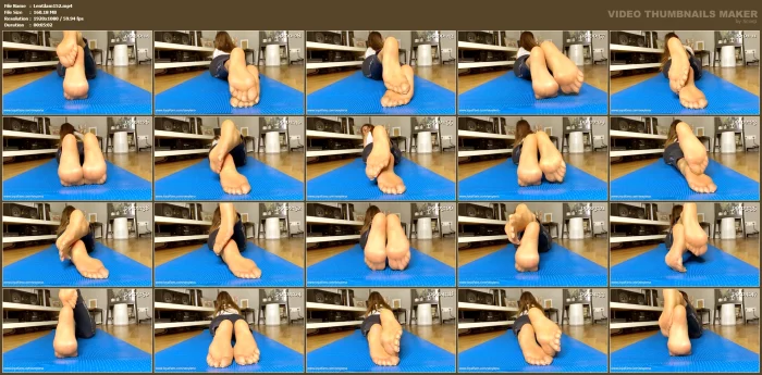 Gym Feet - LENA GLAMOUR / SEXY LENA - MP4