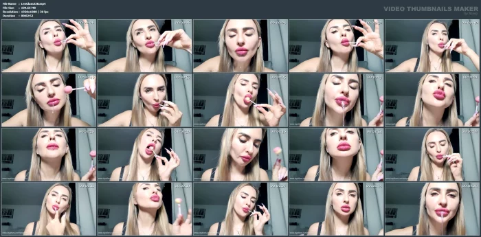 Lollipop & Spit 2 - LENA GLAMOUR / SEXY LENA - MP4