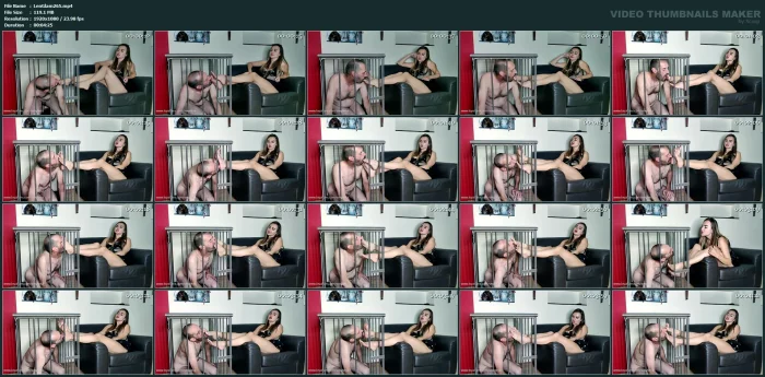 My Foot Victim - LENA GLAMOUR / SEXY LENA - MP4