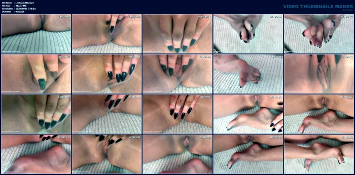 Nylon Pussy, Feet And Nails - LENA GLAMOUR / SEXY LENA - MP4