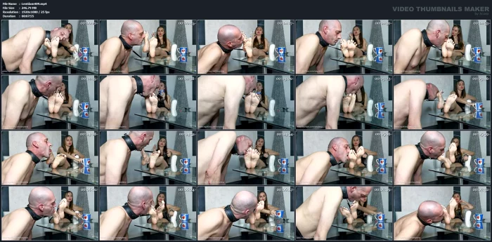 Sniff And Lick My Feet! - LENA GLAMOUR / SEXY LENA - MP4