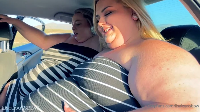 Fat Emma Stoned And I Went On A Road Trip - LISA LOU SSBBW - MP4