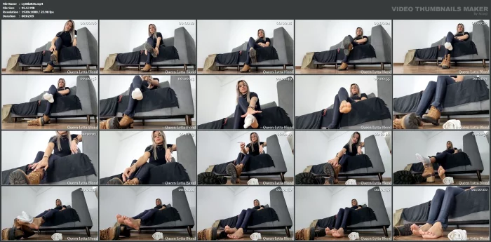 Want To Watch Me Take Off My Boots After A Long Day...? - QUEEN LYTTA BLOND / PRINCESS SCARLETT BLOND - MP4