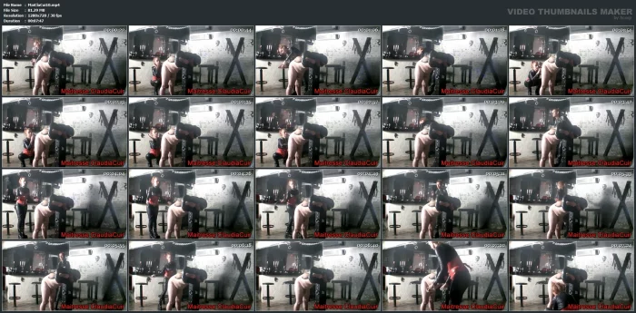 Session In The Bdsm Dungeon - MAITRESSE CLAUDIA CUIR - MP4
