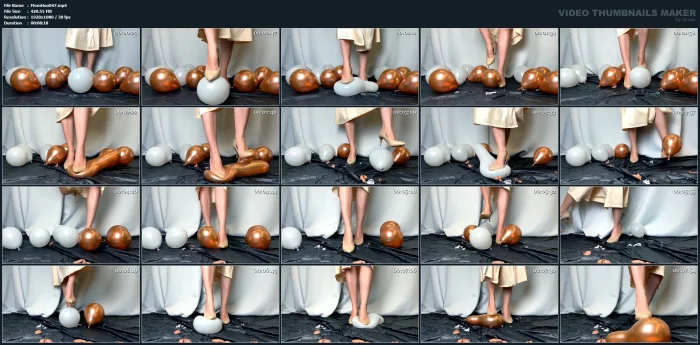 Crushed All The Balloons With A Golden High - Heeled Sleeve - MOMMY HOUSE / DOMINA LEE / STEPMOMMY HOUSE - MP4