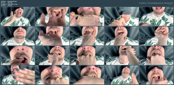 Guy Biting Fingers His Molars - Male Vampire Teeth - MOMMY HOUSE / DOMINA LEE / STEPMOMMY HOUSE - MP4