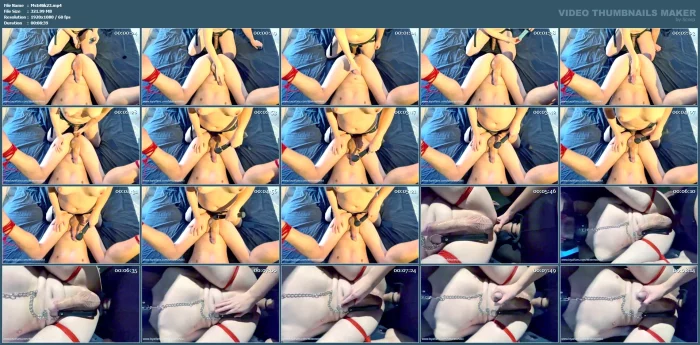 Mistress Niki Fucked Her Sissy Slave Twice In The Row - Double Cumshots - MISTRESS NIKI - MP4