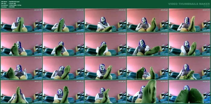 Giantess Wool Tights Jerk - MXTRESS VALLEYCAT / MXVALLEYCAT - MP4