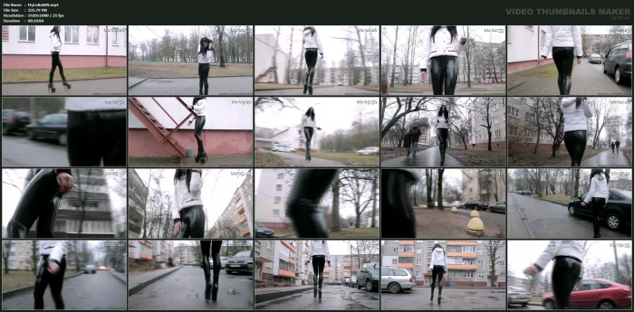 Anastasia's Latex Walk - MY LATEX BABY - MP4