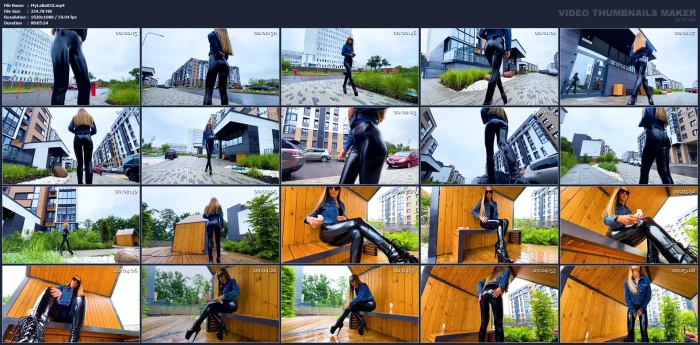 Ekaterina Ivanova - Extra Shine Slinkystylez Leggings - MY LATEX BABY - MP4