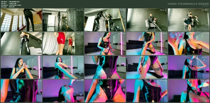 Ksenia Savo - Catsuit, Dress, Milk And Wet Girl - MY LATEX BABY - MP4