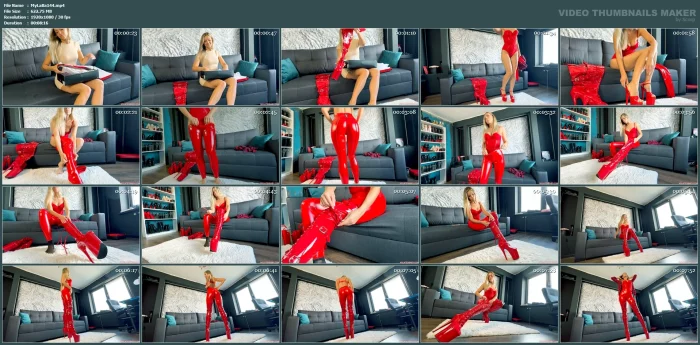Olga - Unpacking - MY LATEX BABY - MP4