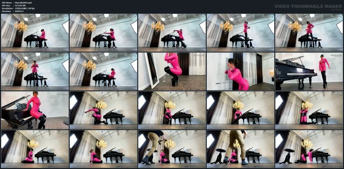Svetlana - Pink Latex & The Piano - MY LATEX BABY - MP4