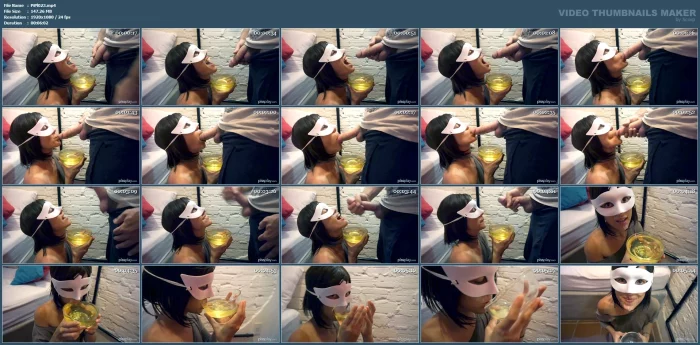 Bruce And Morgan - A Warm Bowl Of Piss And Cum Before Bed - PISSPLAY - MP4