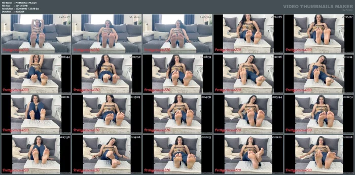My Feet And My Strong Eruptions! - PRETTY PRINCESS 220 - MP4