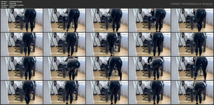 The Girl Farts In Latex Pants - PRETTY PRINCESS 220 - MP4