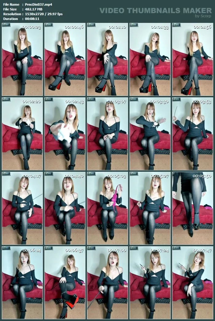 Blackmailed Into A Real Time Session By Princess Diss - PRINCESS DISS - MP4