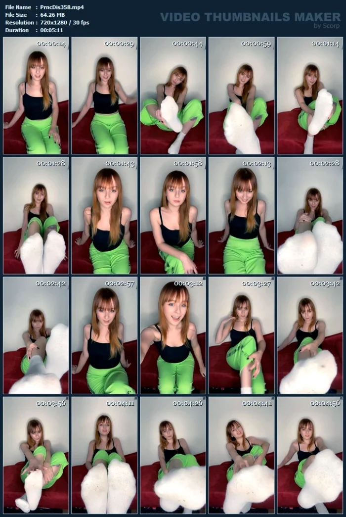 Sniff My White Socks - PRINCESS DISS - MP4