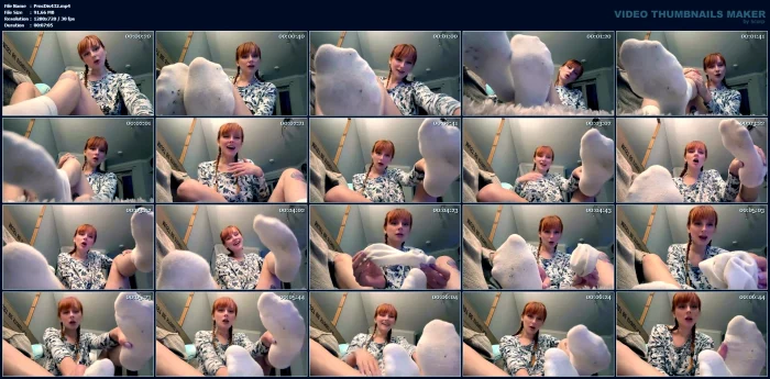 White Socks Slave - PRINCESS DISS - MP4