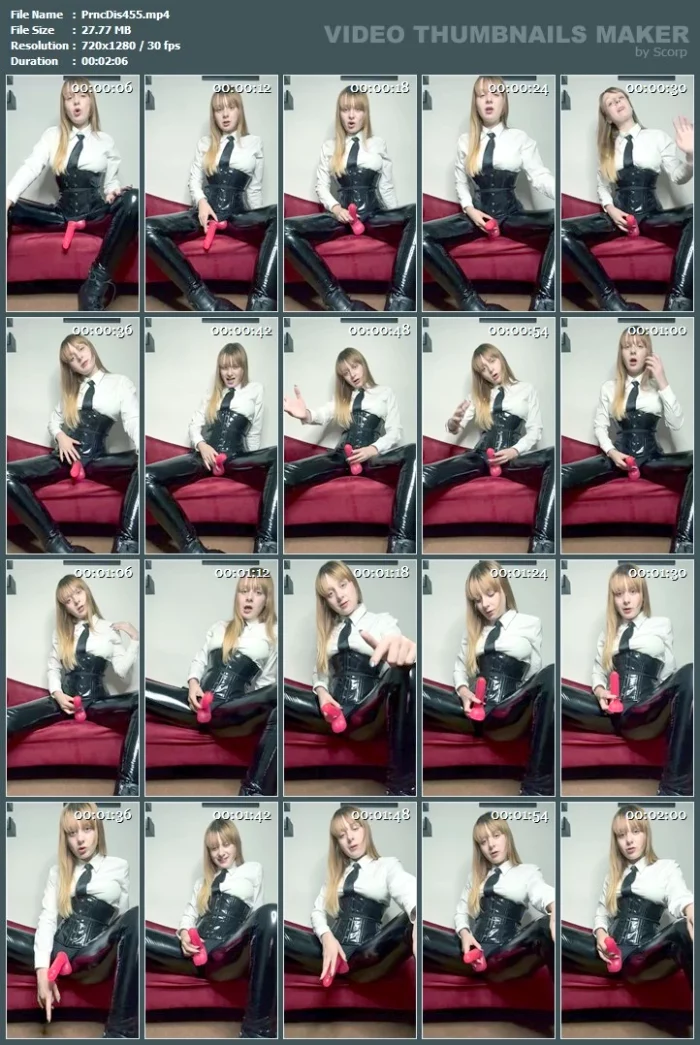 You're Hungry For Spit Covered Strap-On - PRINCESS DISS - MP4