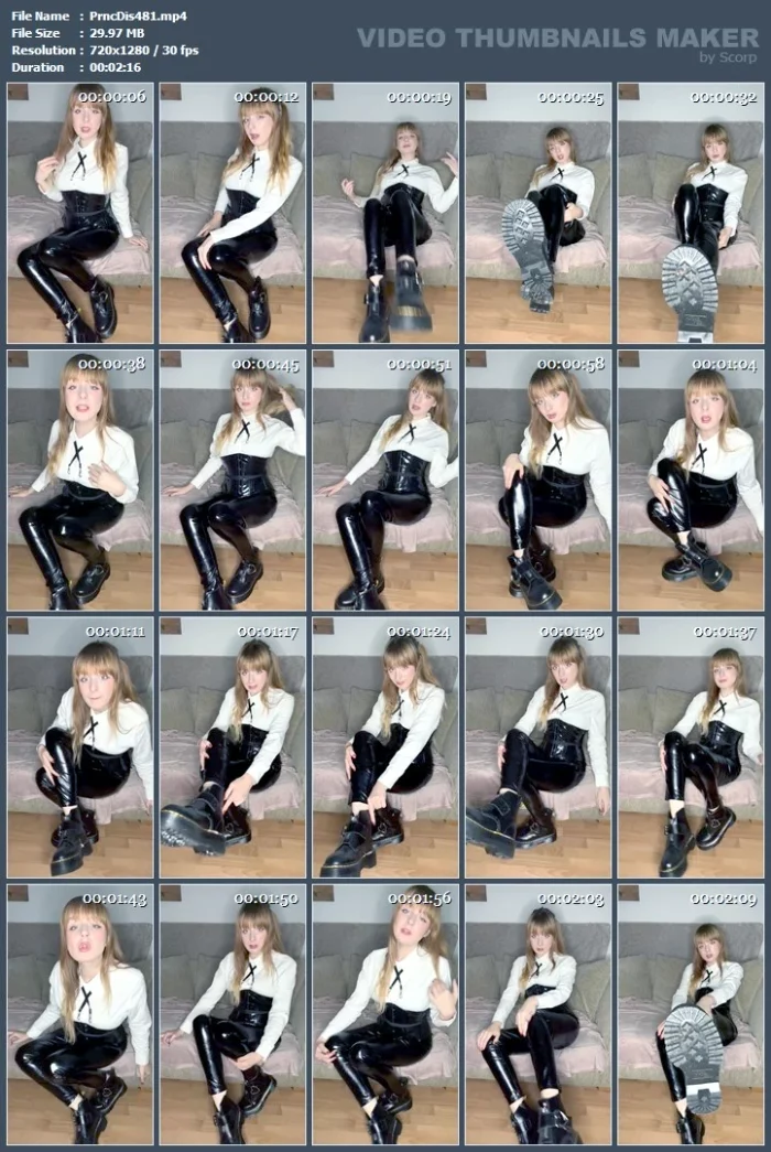 You Will Be My Spit Covered Boot Bitch - PRINCESS DISS - MP4