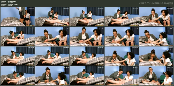 Roxy Richie, Tasha Lustn In Scene: Coed Liberties - PURE CFNM - MP4