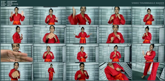 Claire's Strong Karate Hands - ROXIE RAE FETISH / THE FOOT FANTASY - MP4